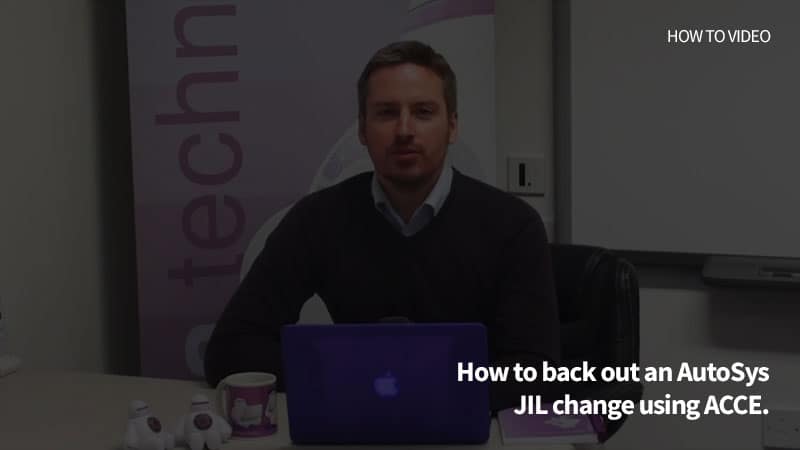 How to back out an AutoSys JIL change using Arbiter Software’s ACCE