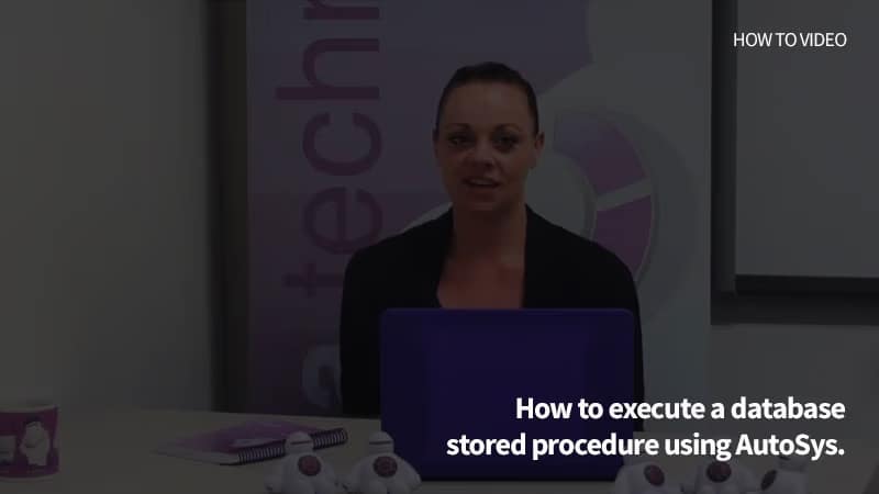 Using the AutoSys DBPROC Job Type to execute a database stored procedure